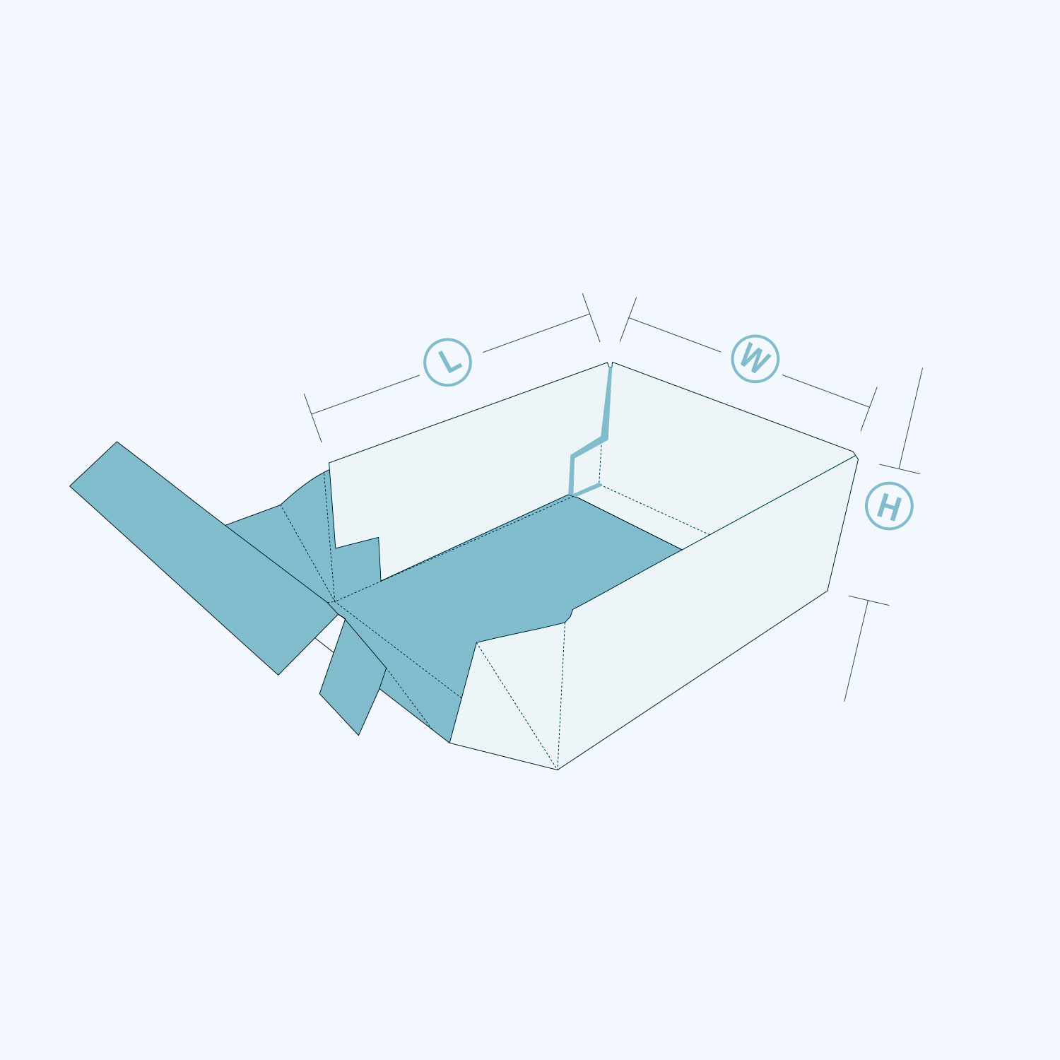 Double wall Tray Boxes