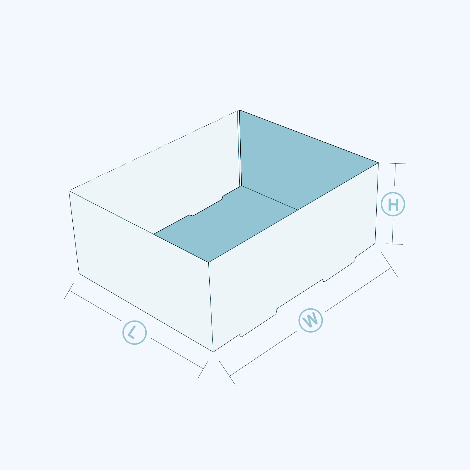 Foot Lock Tray Boxes