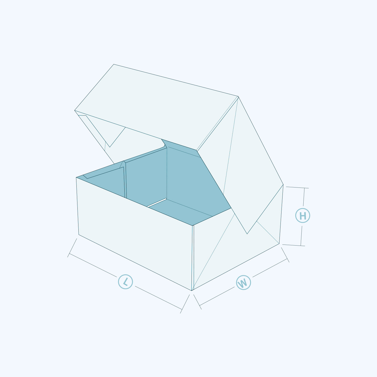 Regular Six Corner Boxes