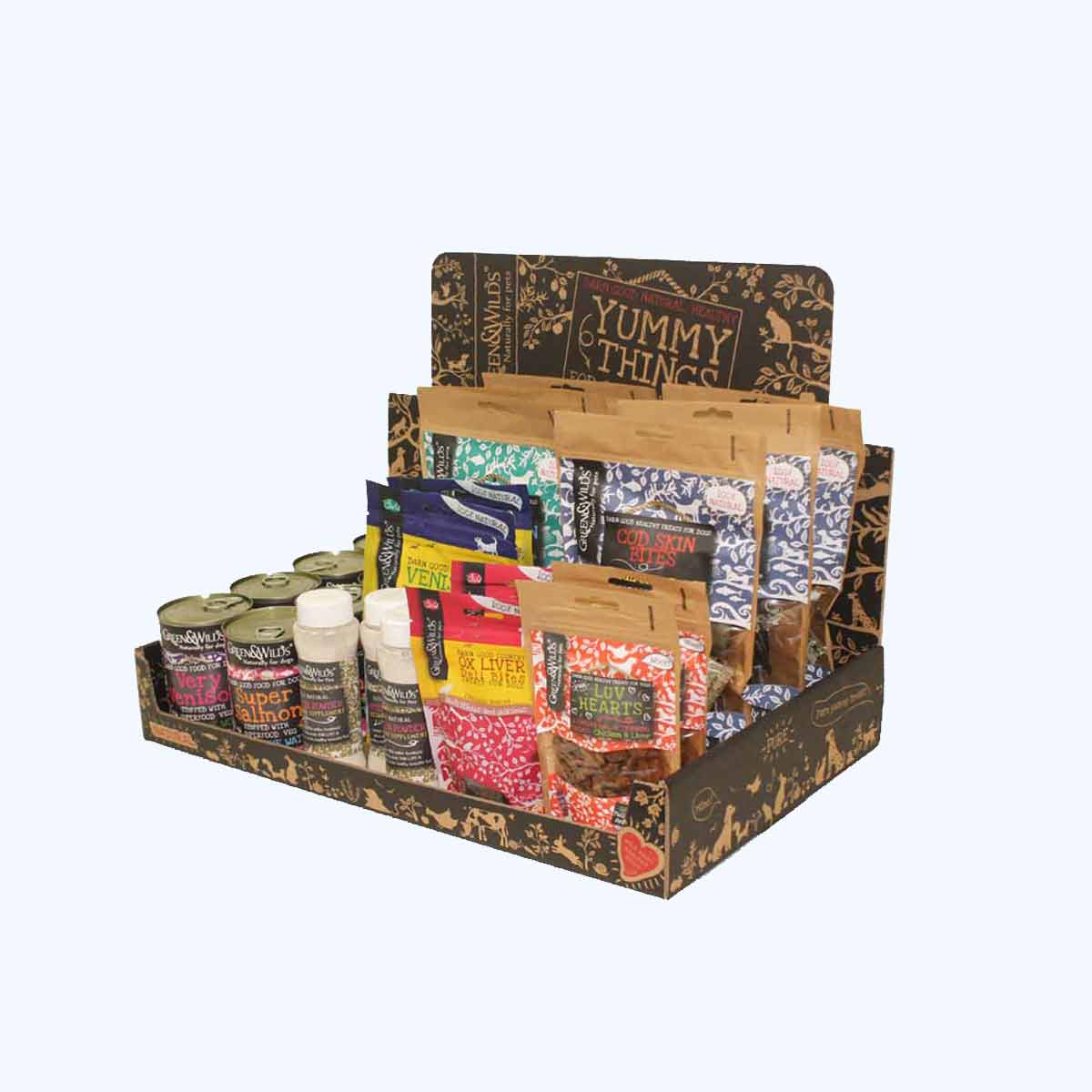 Printed Food Counter Display Boxes